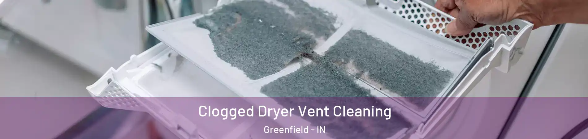  Clogged Dryer Vent Cleaning Greenfield - IN